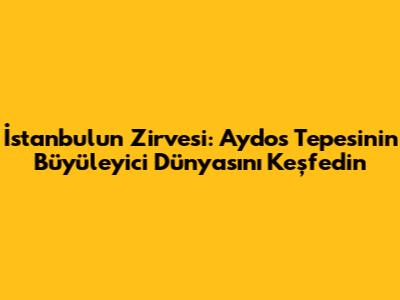 İstanbul'un Zirvesi: Aydos Tepesi'nin Büyüleyici Dünyasını Keşfedin